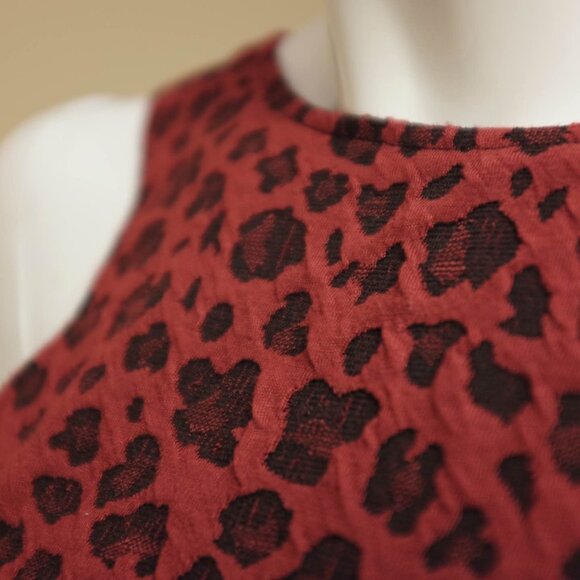 COPY - AX Paris Animal Print Knit Top - Picture 5 of 7